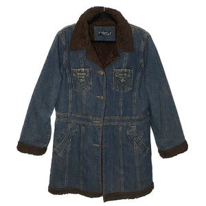 SOLD! Fluffy Jean Jacket